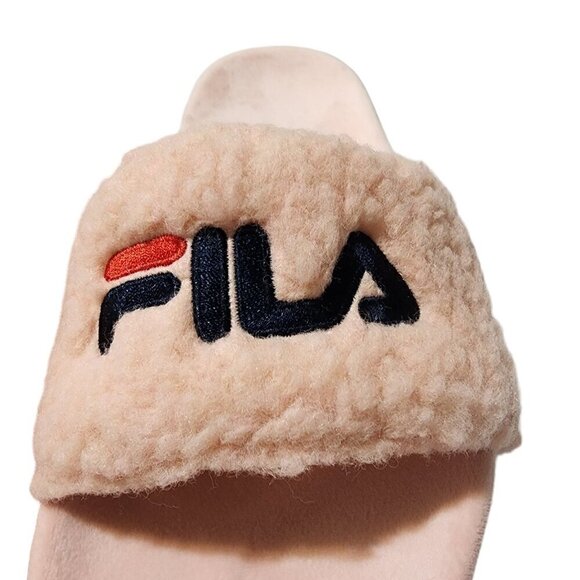 Fila Fuzzy Drifter Womens Slide Sandals Pink Size 6 - Picture 9 of 12